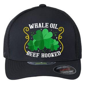 Whale Oil Beef Hooked Saint Patricks Day Flexfit Unipanel Trucker Cap