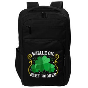 Whale Oil Beef Hooked Saint Patricks Day Impact Tech Backpack