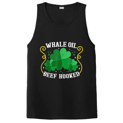 Whale Oil Beef Hooked Saint Patricks Day PosiCharge Competitor Tank