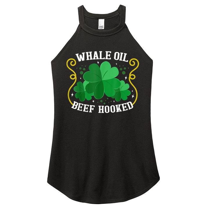 Whale Oil Beef Hooked Saint Patricks Day Women's Perfect Tri Rocker Tank