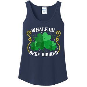 Whale Oil Beef Hooked Saint Patricks Day Ladies Essential Tank