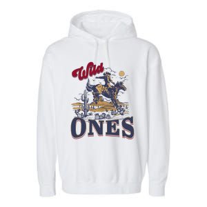 Wild Ones Cowboy Western Country Garment-Dyed Fleece Hoodie