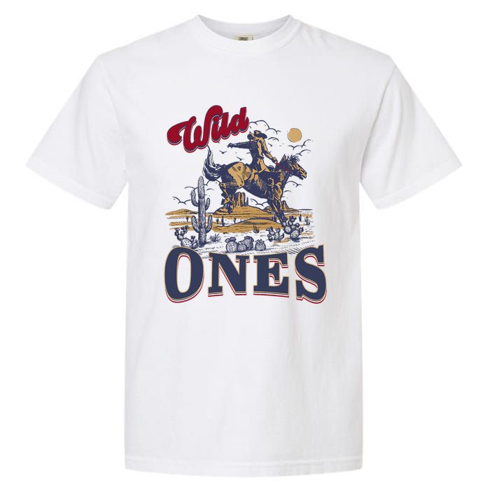 Wild Ones Cowboy Western Country Garment-Dyed Heavyweight T-Shirt