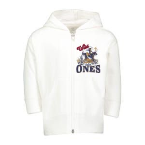 Wild Ones Cowboy Western Country Toddler Zip Fleece Hoodie