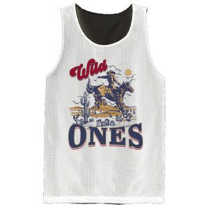 Wild Ones Cowboy Western Country Mesh Reversible Basketball Jersey Tank