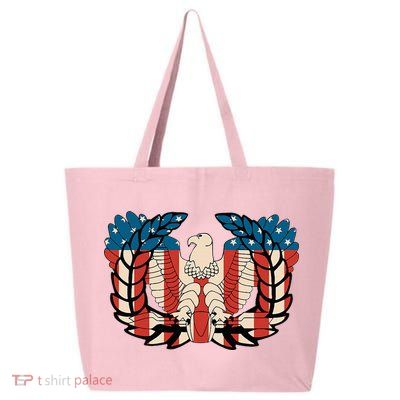 Warrant Officer Corps Eagle Rising Retro Flag 25L Jumbo Tote