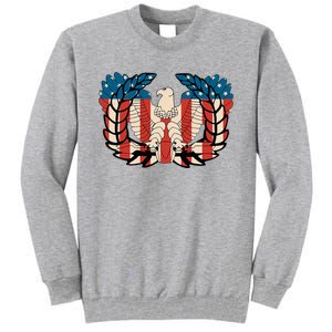 Warrant Officer Corps Eagle Rising Retro Flag Tall Sweatshirt