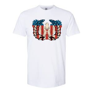 Warrant Officer Corps Eagle Rising Retro Flag Softstyle CVC T-Shirt