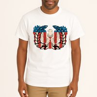 Warrant Officer Corps Eagle Rising Retro Flag Tall T-Shirt