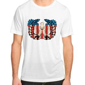 Warrant Officer Corps Eagle Rising Retro Flag Adult ChromaSoft Performance T-Shirt