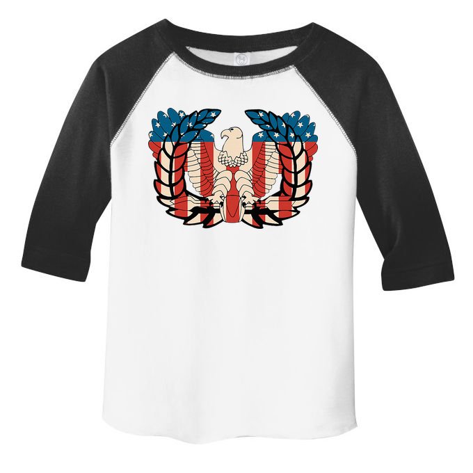 Warrant Officer Corps Eagle Rising Retro Flag Toddler Fine Jersey T-Shirt