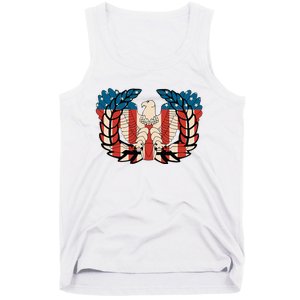 Warrant Officer Corps Eagle Rising Retro Flag Tank Top