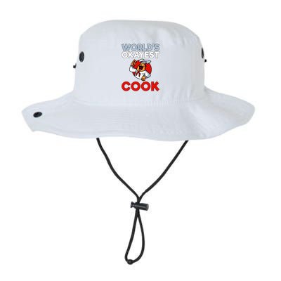 Worlds Okayest Cook Chef Cooking Lover Culinary Gift Legacy Cool Fit Booney Bucket Hat