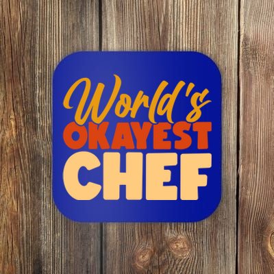 Worlds Okayest Chef Gift Coaster