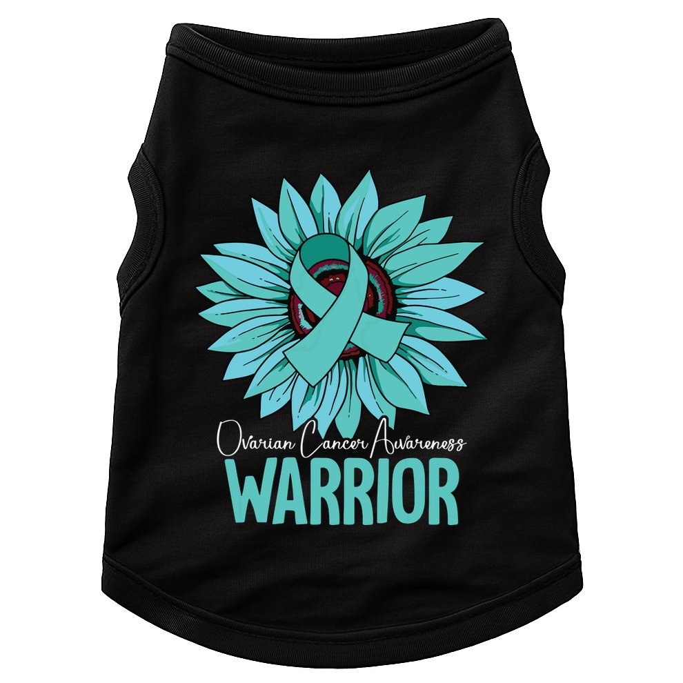 Warrior Ovarian Cancer Awareness Doggie Tank