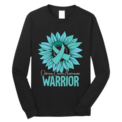 Warrior Ovarian Cancer Awareness Long Sleeve Shirt