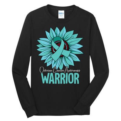 Warrior Ovarian Cancer Awareness Tall Long Sleeve T-Shirt