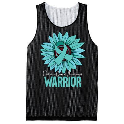 Warrior Ovarian Cancer Awareness Mesh Reversible Basketball Jersey Tank