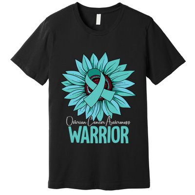 Warrior Ovarian Cancer Awareness Premium T-Shirt