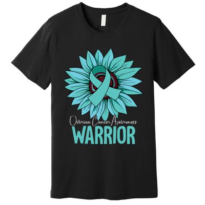 Warrior Ovarian Cancer Awareness Premium T-Shirt