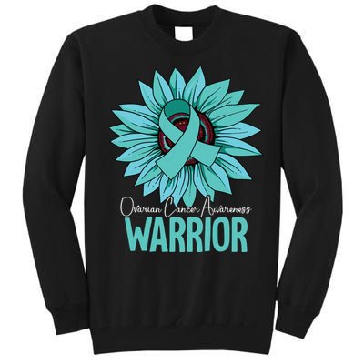 Warrior Ovarian Cancer Awareness Tall Sweatshirt