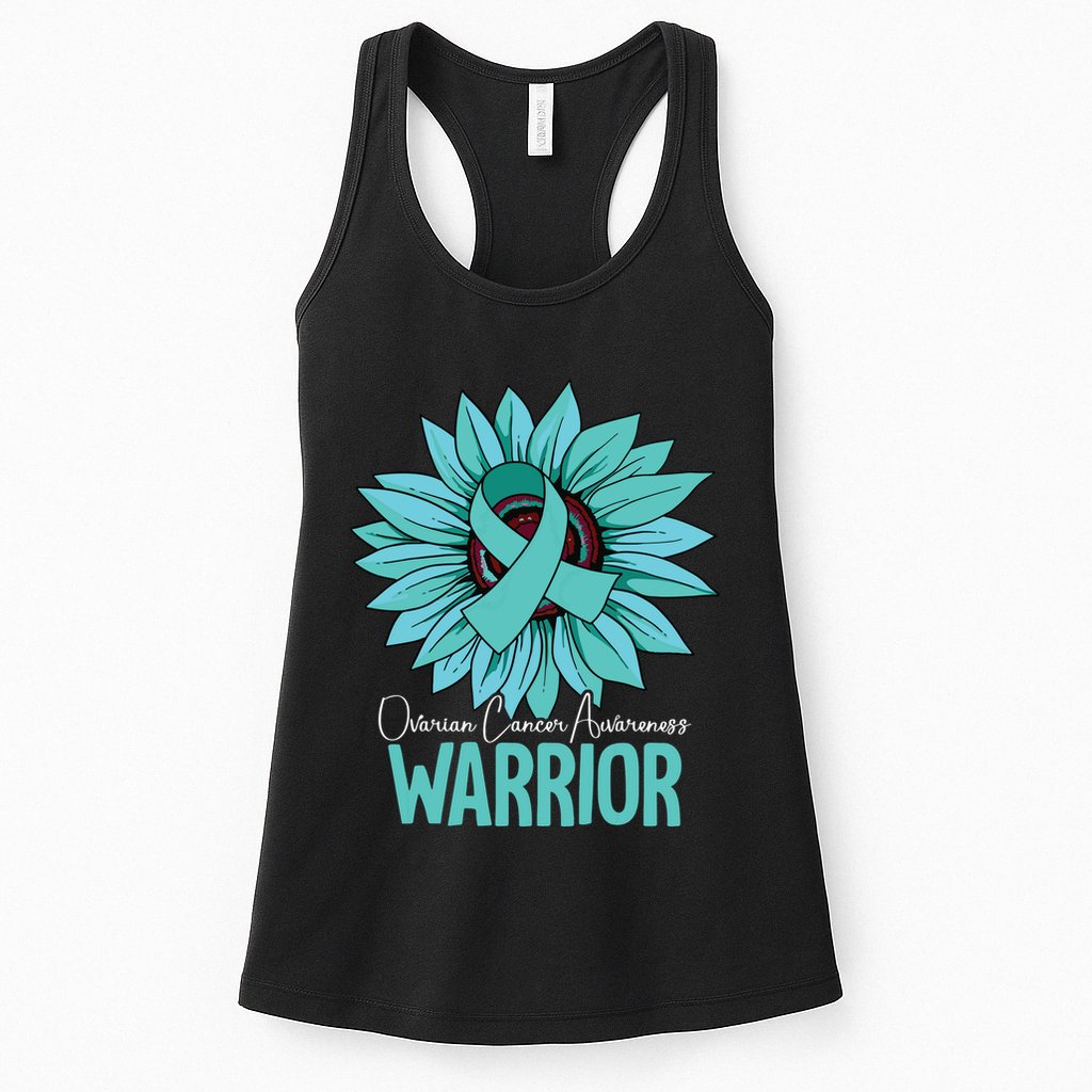 Warrior Ovarian Cancer Awareness Womens Tank Top