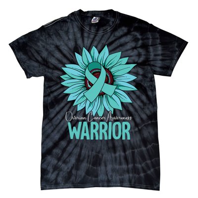 Warrior Ovarian Cancer Awareness Tie-Dye T-Shirt