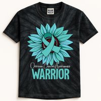 Warrior Ovarian Cancer Awareness Kids Tie-Dye T-Shirt