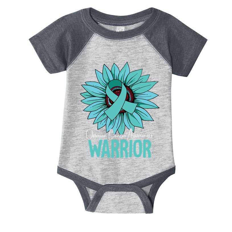 Warrior Ovarian Cancer Awareness Infant Baby Jersey Bodysuit