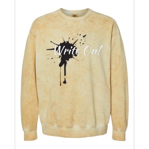 Write On! Challenge Colorblast Crewneck Sweatshirt