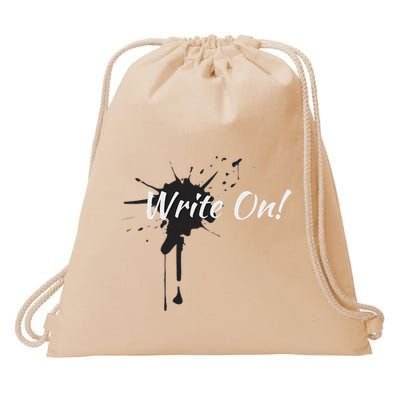 Write On! Challenge Drawstring Bag