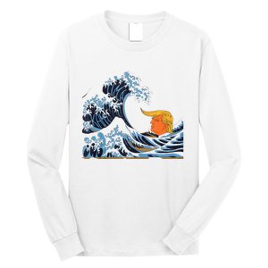 Wave Of Change KamalaS Surge Engulfs Trump Long Sleeve Shirt