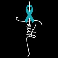 Women Ovarian Cancer Faith Ovarian Cancer Awareness Vneck Apron