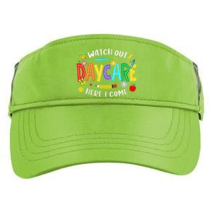 Watch Out Daycare Here I Come Daycare Back To School Adult Drive Performance Visor