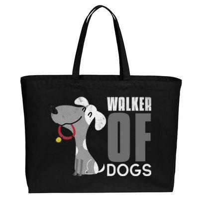 Walker Of Dogs For Professional Dog Walkers Trainers Gift Cool Gift Cotton Canvas Jumbo Tote