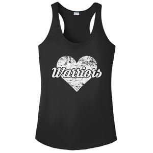 Warriors Over Distressed Heart Ontario Ladies PosiCharge Competitor Racerback Tank