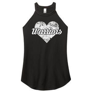 Warriors Over Distressed Heart Ontario Women's Perfect Tri Rocker Tank