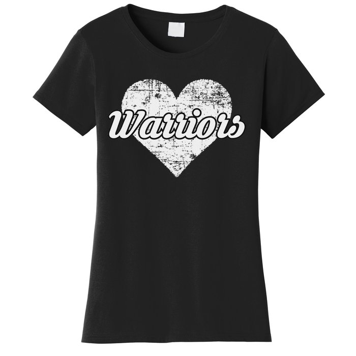 Warriors Over Distressed Heart Ontario Women's T-Shirt