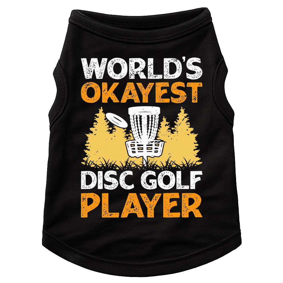World's Okayest Disc Golf Player Doggie Tank
