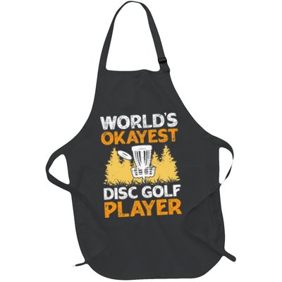 World's Okayest Disc Golf Player Apron