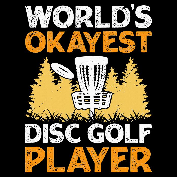 World's Okayest Disc Golf Player Sustainable Bucket Hat