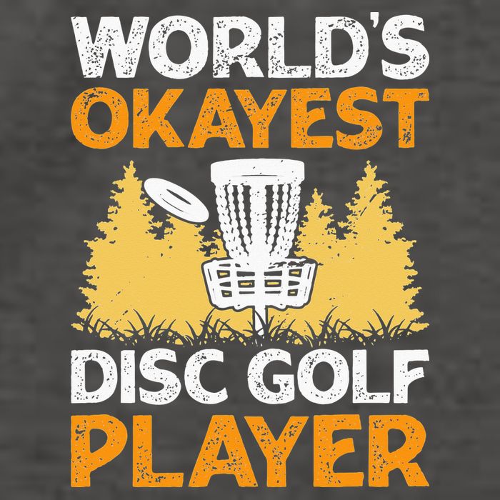 World's Okayest Disc Golf Player Vector Backpack