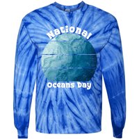 World Oceans Day Save Our Natural Environt 8 June Gift Tie-Dye Long Sleeve Shirt