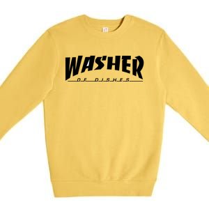 Washer Of Dishes Premium Crewneck Sweatshirt