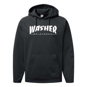 Washer Of Dishes Performance Fleece Hoodie