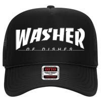 Washer Of Dishes High Crown Mesh Back Trucker Hat