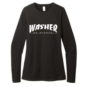 Washer Of Dishes Womens CVC Long Sleeve Shirt