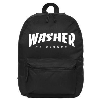 Washer Of Dishes 16 in Basic Backpack