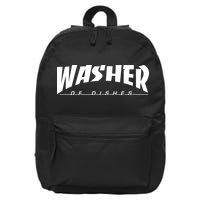 Washer Of Dishes 16 in Basic Backpack