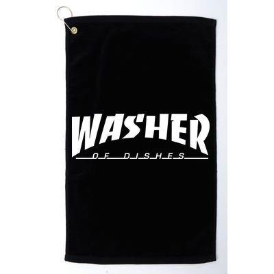 Washer Of Dishes Golf Towel